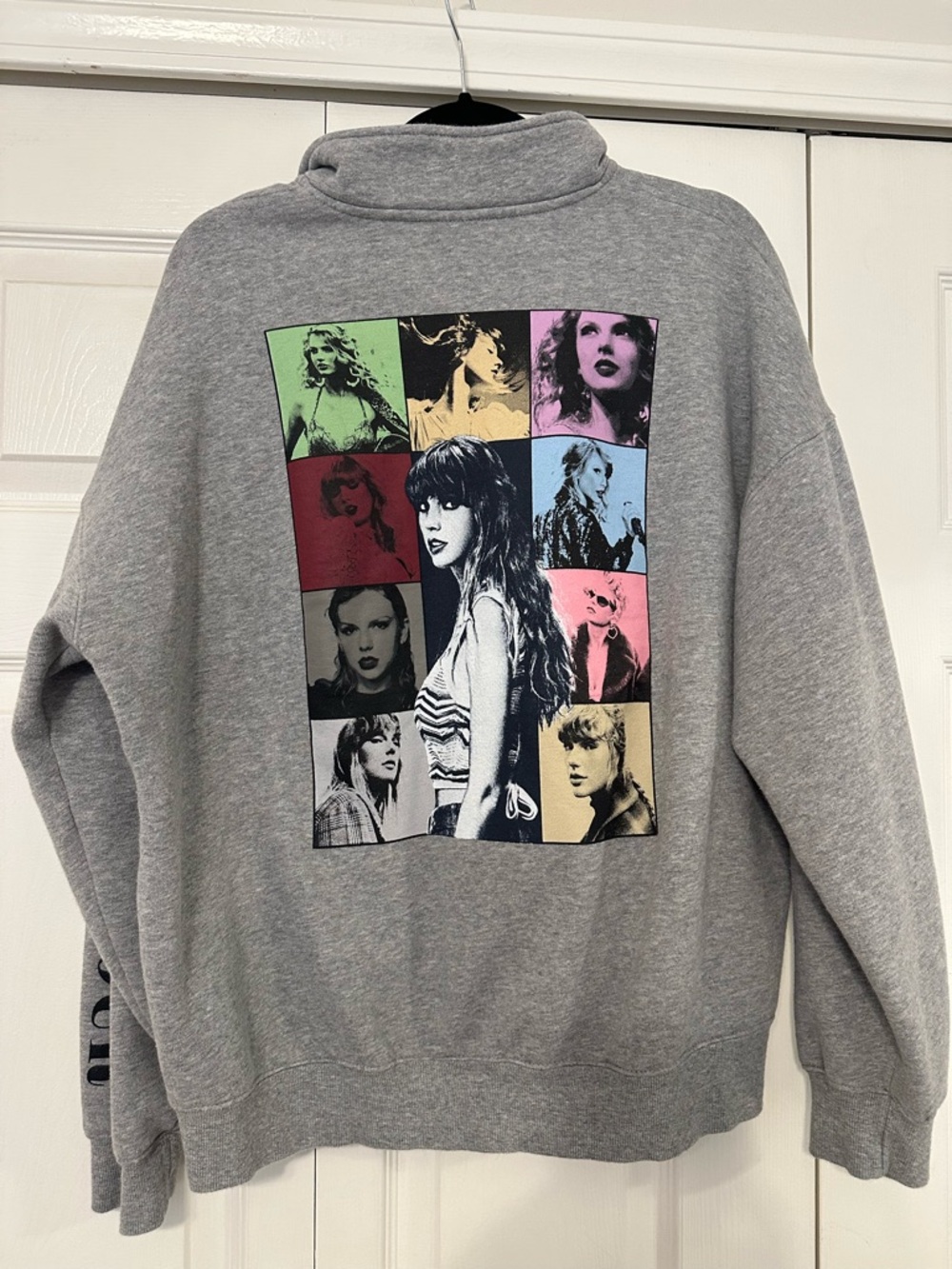 Eras Tour Grey Quarter Zip